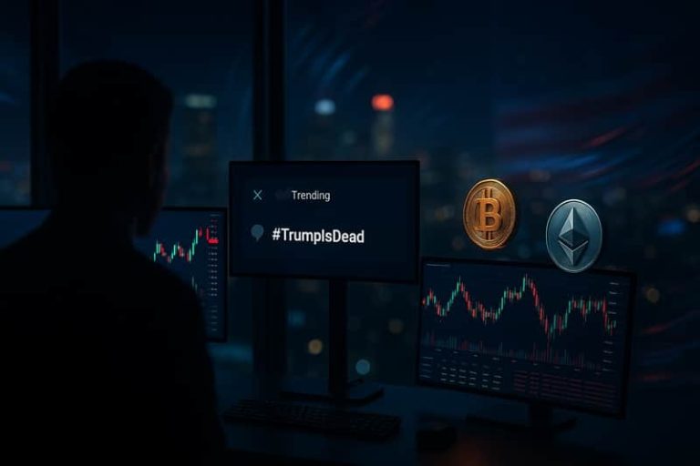 The “Trump Death” Rumor and Crypto Markets: From Fear & Greed to News Arbitrage