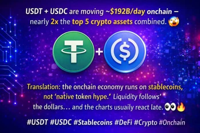 Stablecoin Onchain Volume