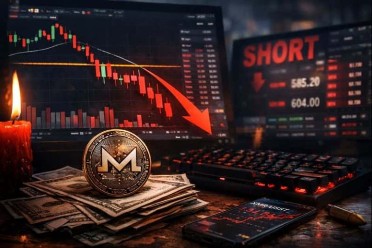 XMR short trade