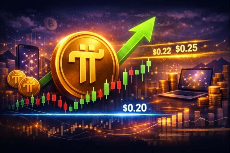 PI Coin price: Can a Simple $0.20 Base Ignite a Run to $0.25?