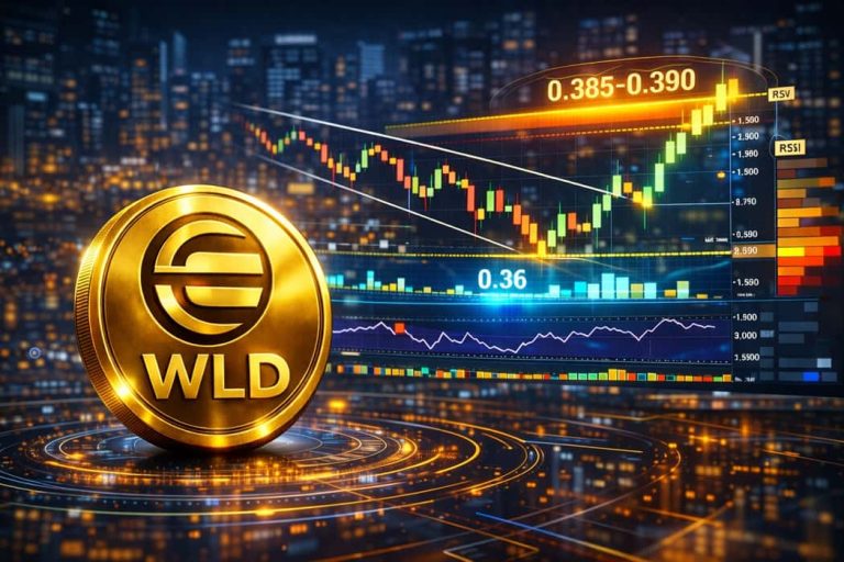 WLD price analysis: Will 0.36 Hold or Break on This Intraday Squeeze?