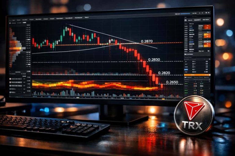 TRX triangle breakdown: From Wasted Base to 0.2650 Risk Zone